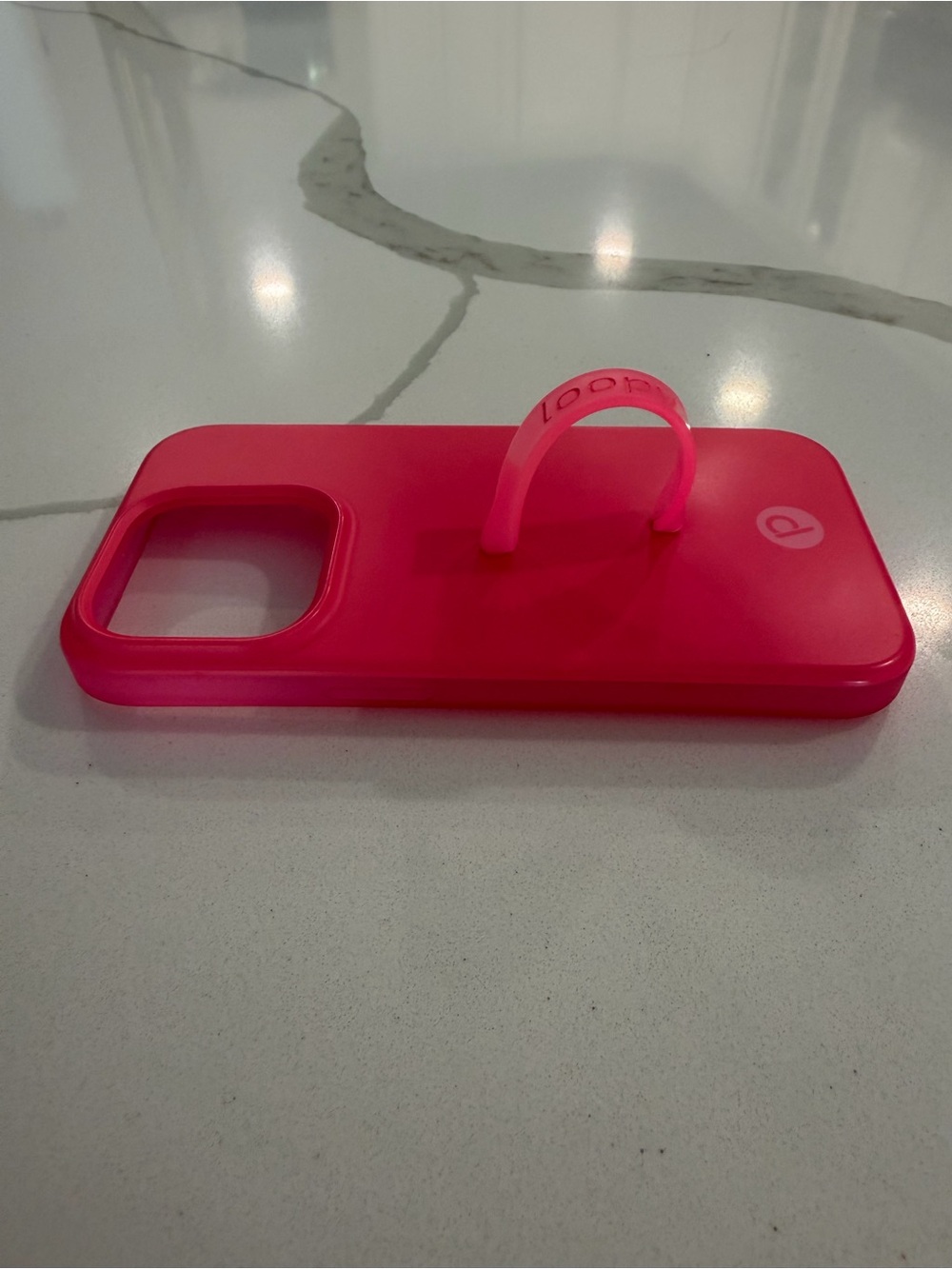 Loopy Case Hot Pink Phone Case with Integrated Loop - Picture 5 of 6